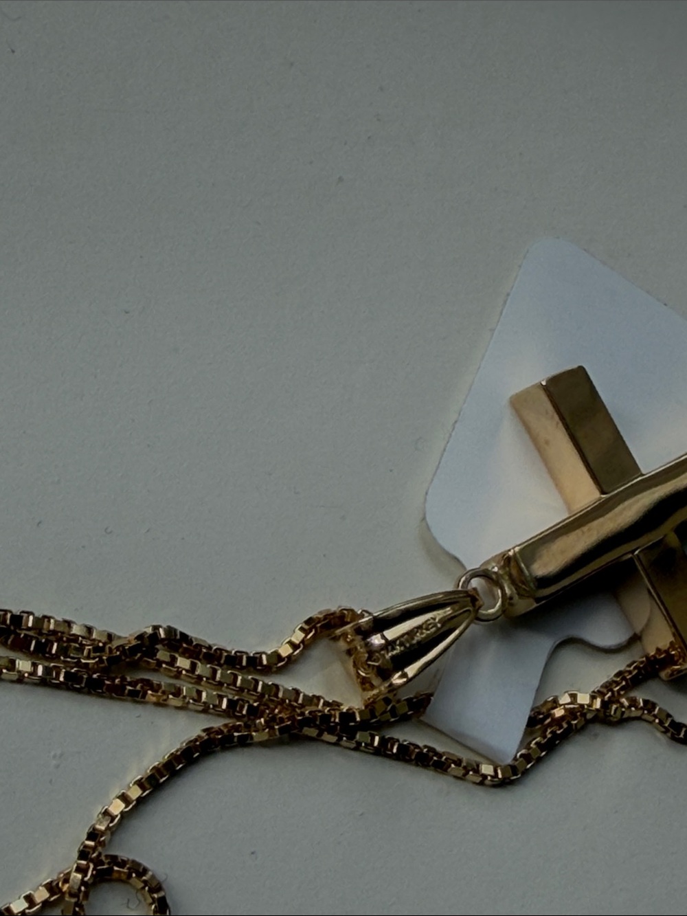 BNWT 14kt Gold High Polish Cross Pendant - Picture 9 of 9